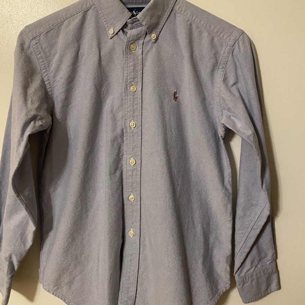 Boys Button Up Long Sleeve